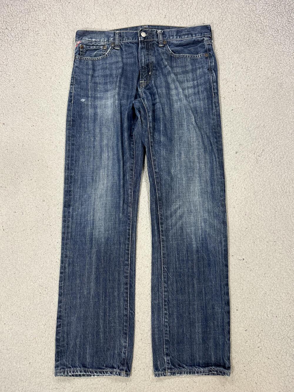 Denim & Supply Ralph Lauren Jeans Mens 34x34 Blue Relaxed Straight Slouch Denim
